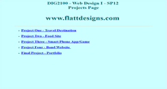 Desktop Screenshot of flattdesigns.com